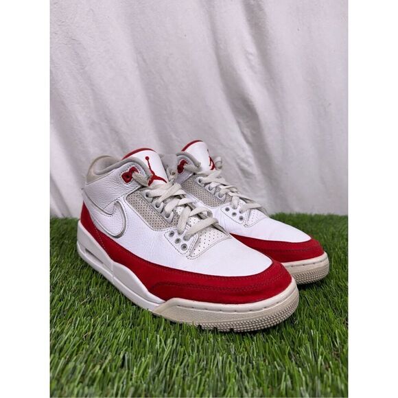 Nike Air Jordan 3 Retro Tinker White University Red CJ0939-100 Size 8 clean - Picture 1 of 9